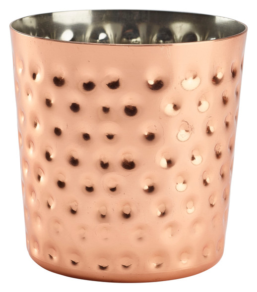 Hammered Copper Plated Serving Cup 8.5 x 8.5cm 12 Pack