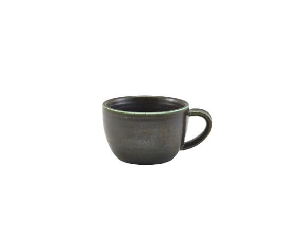 Terra Porcelain Black Coffee Cup 28.5cl/10oz 6 Pack