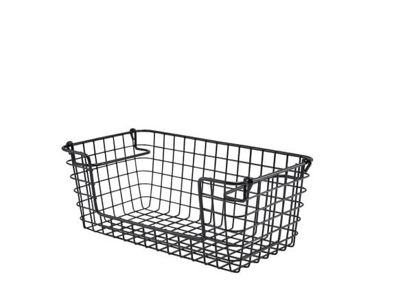 GenWare Black Wire Open Sided Display Basket GN1/3