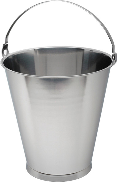 Swedish S/St.Skirted Bucket 15L Graduate