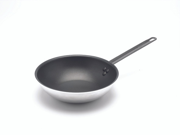 Non Stick Teflon Aluminium Flat Base Wok 30cm