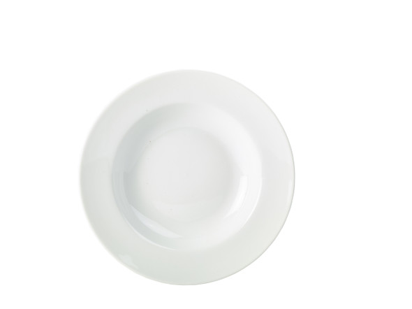 Genware Porcelain Soup Plate/Pasta Dish 30cm/12" 6 Pack