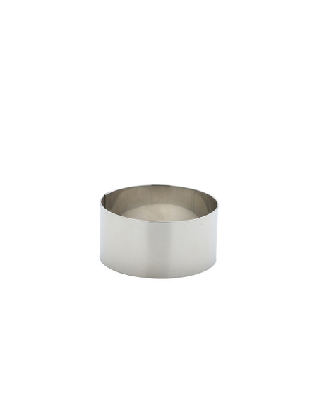 Stainless Steel Mousse Ring 7x3.5cm 12 Pack