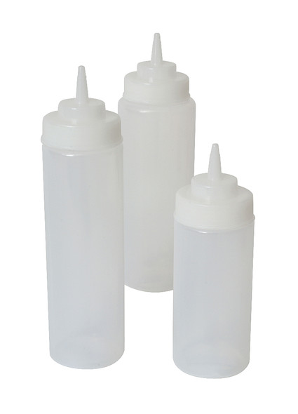 Squeeze Bottle Wide Neck Clear 24oz/71cl 6 Pack