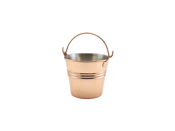 Copper Plated Serving Bucket 10cm Dia 12 Pack
