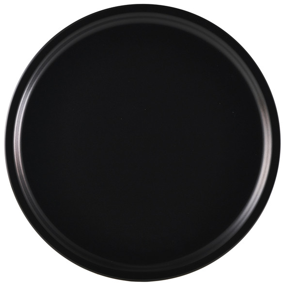 Luna Stoneware Black Pizza Plate 33cm/13" 6 Pack