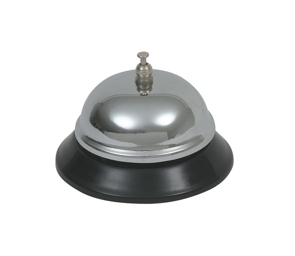 Genware Chrome Plated Service Bell 3 1/2" Dia Group Image