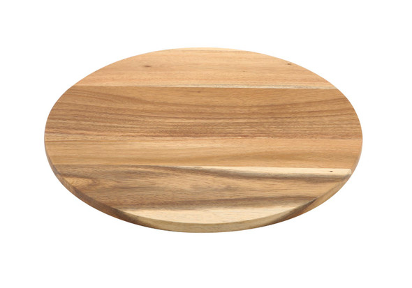 Genware Round Wood Serving / Cake Board 33cm