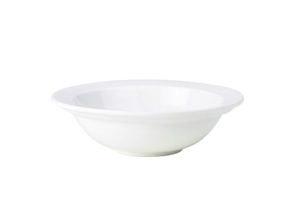 Genware Porcelain Rimmed Oatmeal Bowl 16cm/6.25" 6 Pack