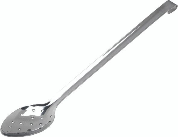 S/St.Perforated Spoon 350mm With Hook Handle