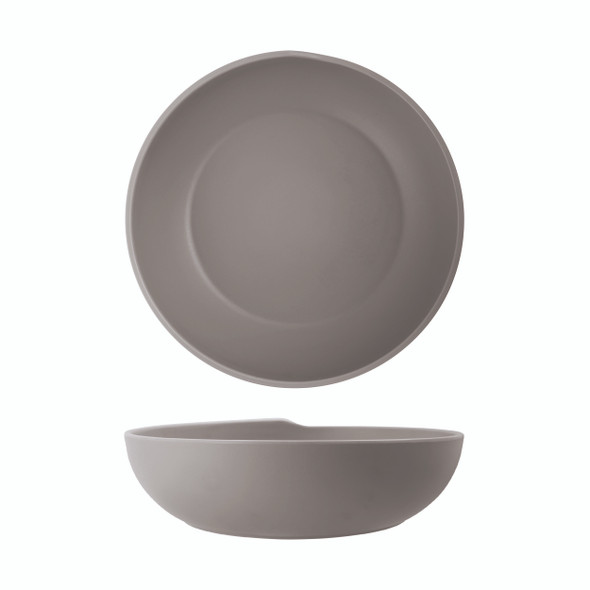 Sand Brown Copenhagen Melamine Bowl 28 x 7.5cm 4 Pack