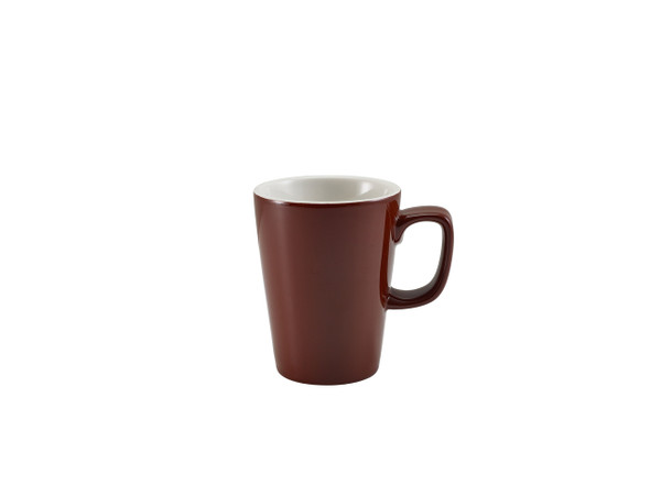 GenWare Porcelain Brown Latte Mug 34cl/12oz 6 Pack