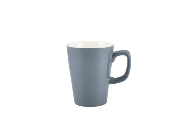 Genware Porcelain Grey Latte Mug 34cl/12oz 6 Pack