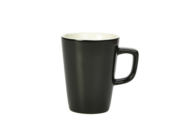 Genware Porcelain Black Latte Mug 34cl/12oz 6 Pack
