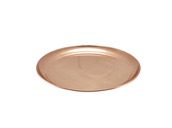 Copper 12" Round Tray 300mm