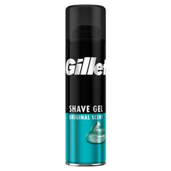 Gilette Sensitive Shave Gel 200ml 6 Pack