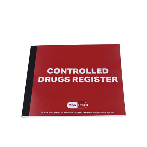Hard Back Controlled Drug Recording Book