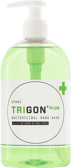 Evans Trigon Plus Antibac Hand Soap 500ml Pump Bottles
