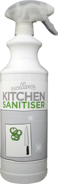 Excellence Kitchen Sanitiser 750ml Ready To Use Trigger Bottles