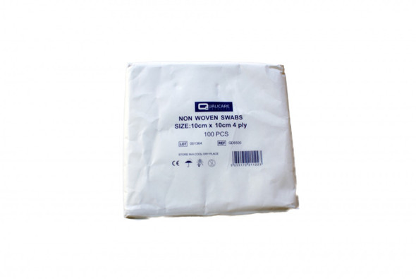 Non Woven Swabs  10cm X 10cm 100 Pack