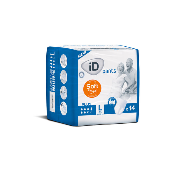 iD Plus Large Pants packaging