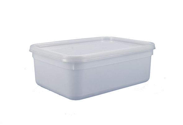 Rectangular Plastic Storage Tub 2Ltr