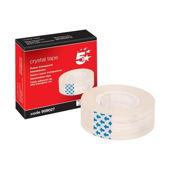 Clear Tape 19mm x 33M 8 Pack