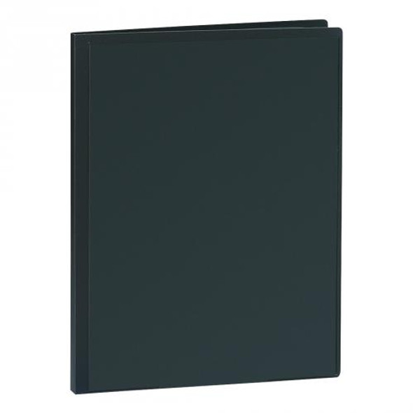 Presentation Display Book A4 20 Pockets Personalisable Cover Black