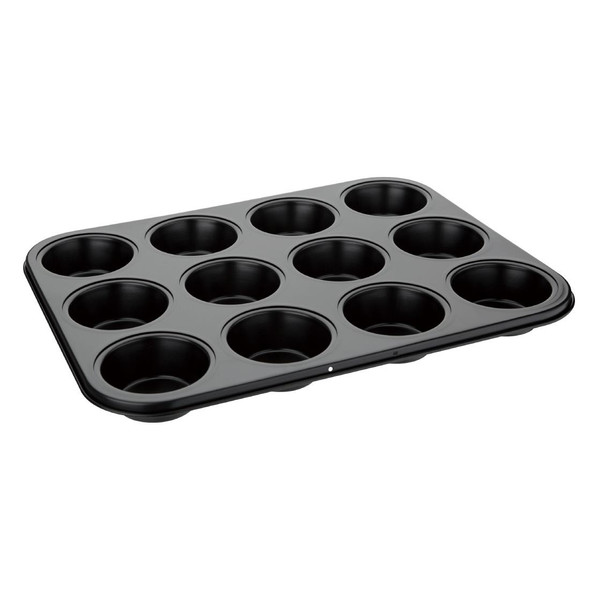 Full shot of Vogue Non Stick Muffin tray 12 cup.