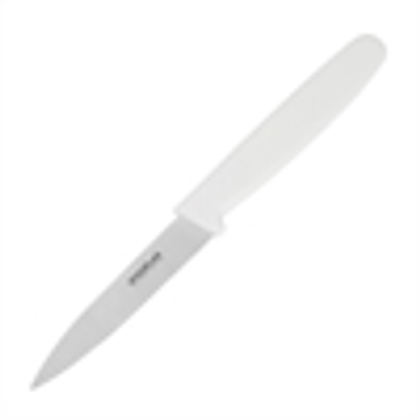 Full shot of Hygiplass Paring Knife White colour 3 inch.