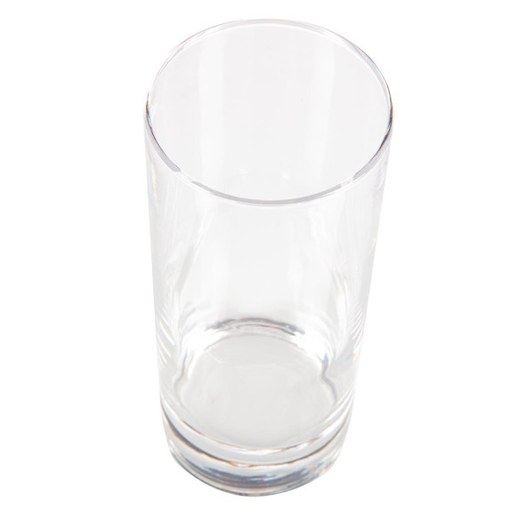 Side top of view Olympia Hi Ball Glasses 340ml .