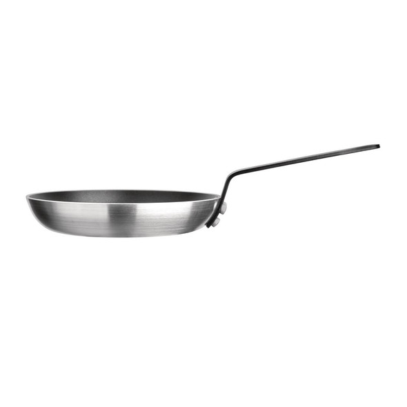 Side shot of Essentials Non-Stick Teflon Frying Pan 280mm.