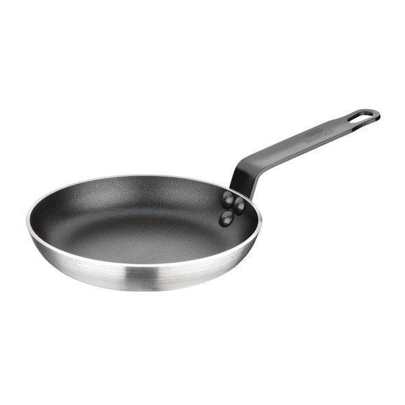 Side top view of Essentials Non-Stick Teflon Frying Pan 280mm.