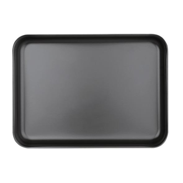 Vogue Anodised Aluminium Bakewell Pan 370mm front view.