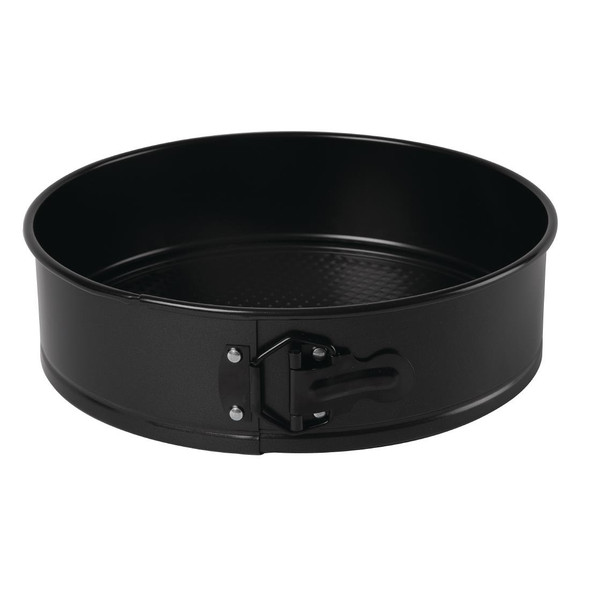 Full shot of empty Vogue Non-Stick Spring Form Cake Tin 260mm.