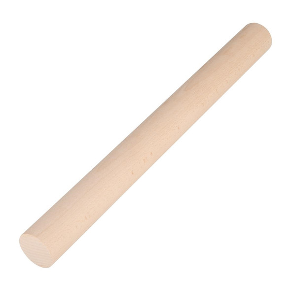 Full shot of Vogue Wooden Rolling Pin 18".