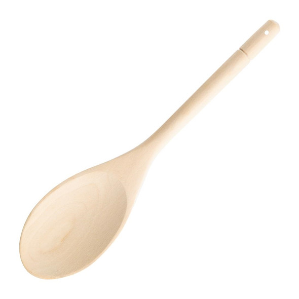 NOT LIVE - Vogue Wooden Spoon 8" front view.