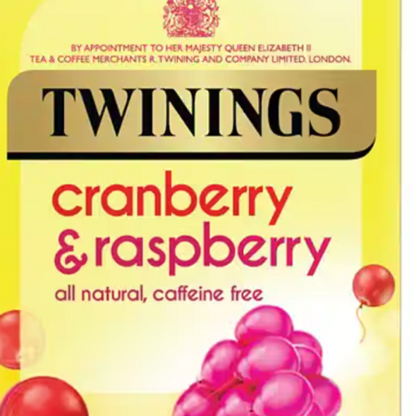 Twinings Cranberry and Raspberry Tea Bags 20 Pack