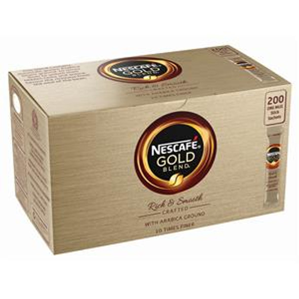 Nescafe Gold Blend Instant Coffee Sticks 200 Pack