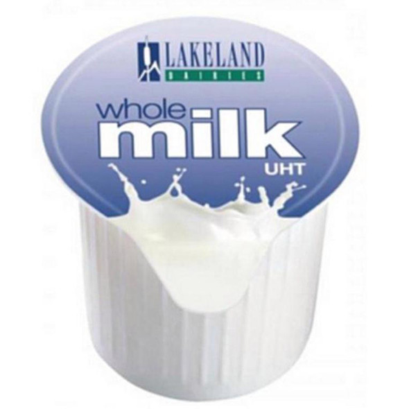 Lakeland UHT Milk Portions Full Fat 120 Pack