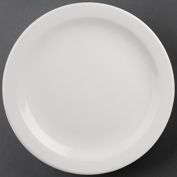 Olympia Athena Narrow Rimmed Plates 284mm 6 Pack CF365
