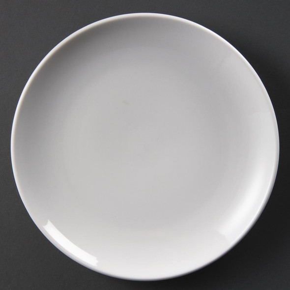 Olympia Whiteware Coupe Plates 230mm 12 Pack U078