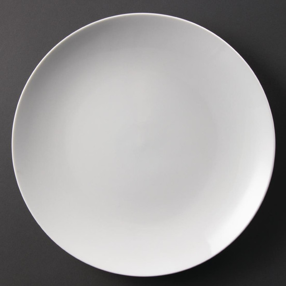 Olympia Whiteware Coupe Plates 310mm 6 Pack U081