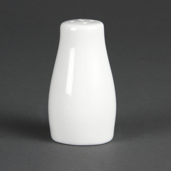 Olympia Whiteware Pepper Shakers 90mm 12 Pack C214
