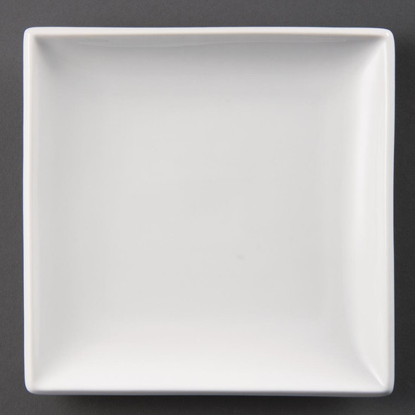 Olympia Whiteware Square Plates 180mm 12 Pack U154