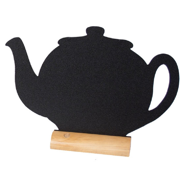 Securit Mini Teapot Shaped Blackboards 3 Pack