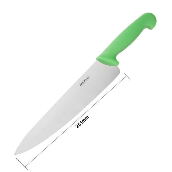 Hygiplas Chef Knife Green 25.5cm C868