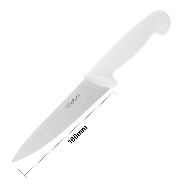 Hygiplas Chefs Knife White 16cm C871
