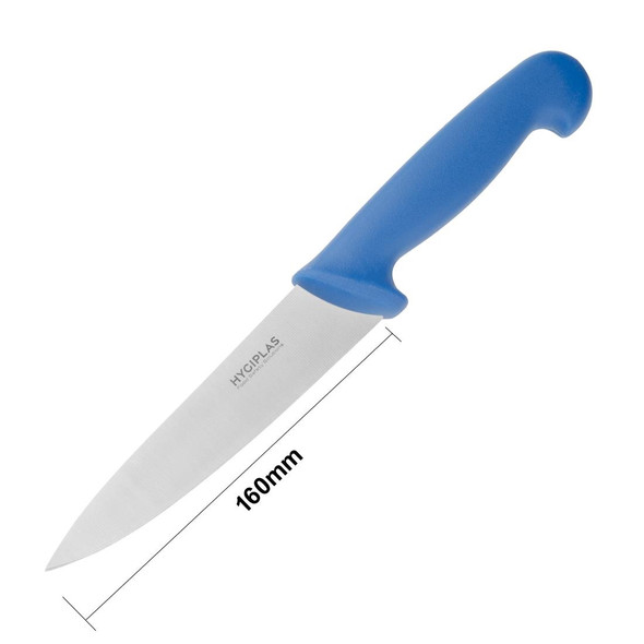 Hygiplas Cooks Knife Blue 15.9cm FX114