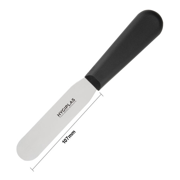 Hygiplas Straight Blade Palette Knife Black 10cm D401